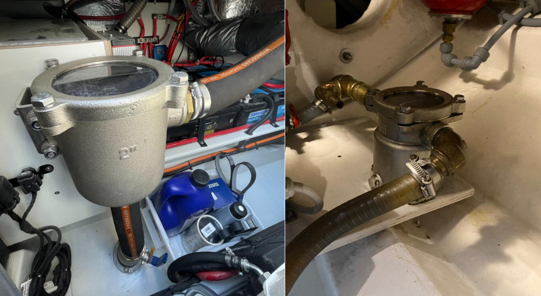 Andy Marine 316L Paslanmaz Çelik Deniz Suyu Filtresi