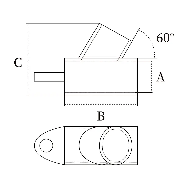 316 Stainless Steel Marine Split Bollard With Pin